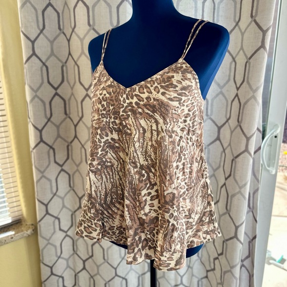 NEW! Spell & the Gypsy Collective Leopard Print Linen Ada Cami - Picture 4 of 15